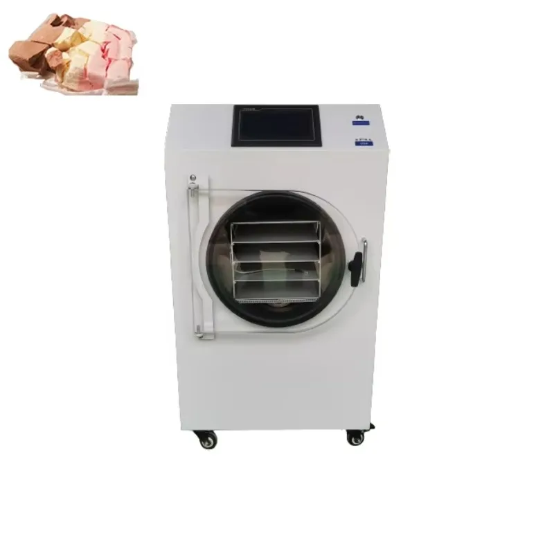 Home Household Vacuum Freeze Dryer Machine Lyophilizer 2-3kg/batch Electric Heating Food Processing 304 Stainless Steel