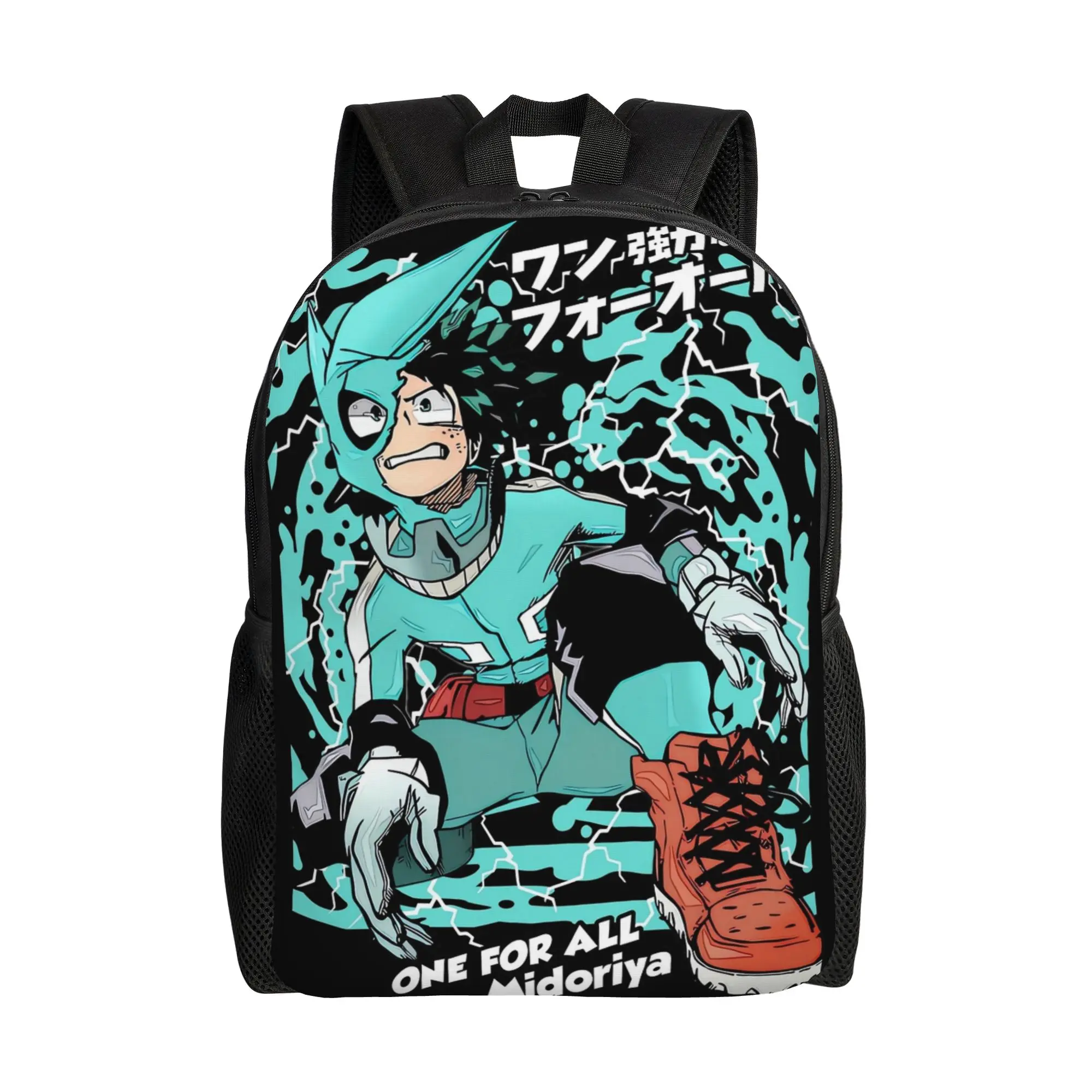 

Freckled Boy My Hero Academia Backpack for Men Women Student Hiking Travel Daypack Laptop Computer Shoulder Bag Lightweight