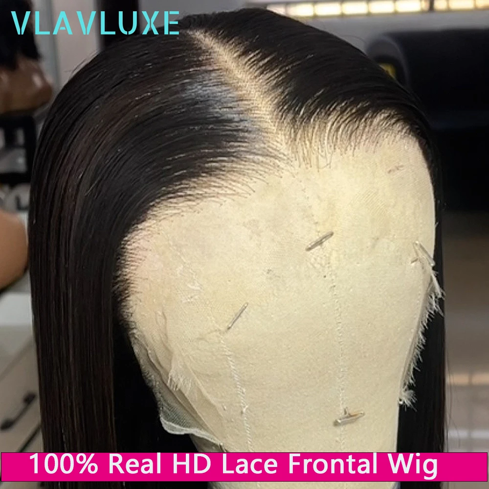 100% Real HD Lace Frontal Human Hair Wig 13X4 13X6 HD Transparent Hd Lace Glueless Wig Skinlike HD Lace PrePlucked Wig For Women