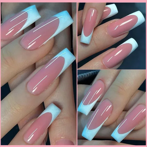 Imagen 2 del producto LILYCUTE-esmalte de uñas en Gel de extensión rápida, 15ML, blanco lechoso, Color rosa claro, manicura francesa, barniz de Gel duro para prolongar los dedos