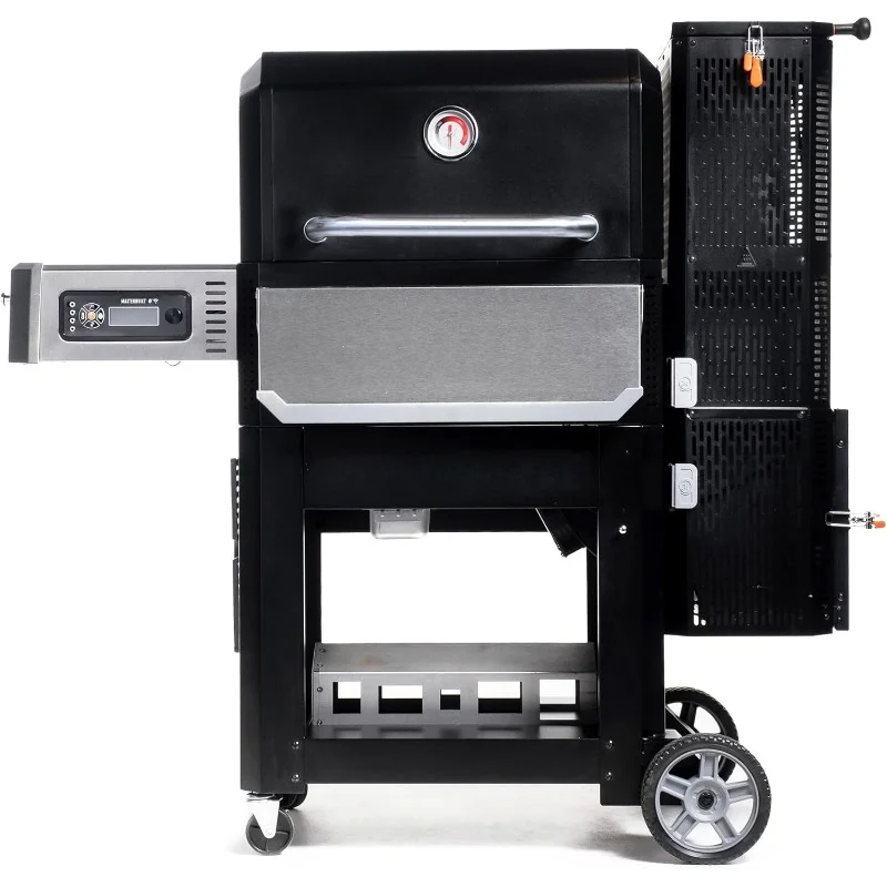 

Charcoal Grill, Griddle and Smoker with Digital Control, App Connectivity and 800 Cooking Square Inches in Black, Model