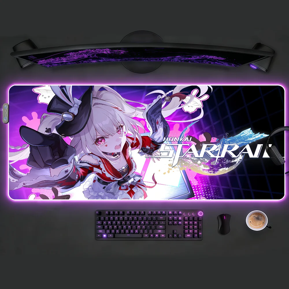 

Gaming Mouse Pad, Large Desk Mat, Anti-slip Base, Stitched Edges, Anime Cute Girl Pattern, Extended Keyboard Pad for Gamers