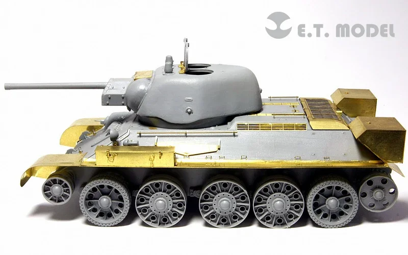 ET Model EA35-016 1/35 Scale WWII Soviet T-34/76 Mod.1942 Fender For DRAGON Kit (No Tank)