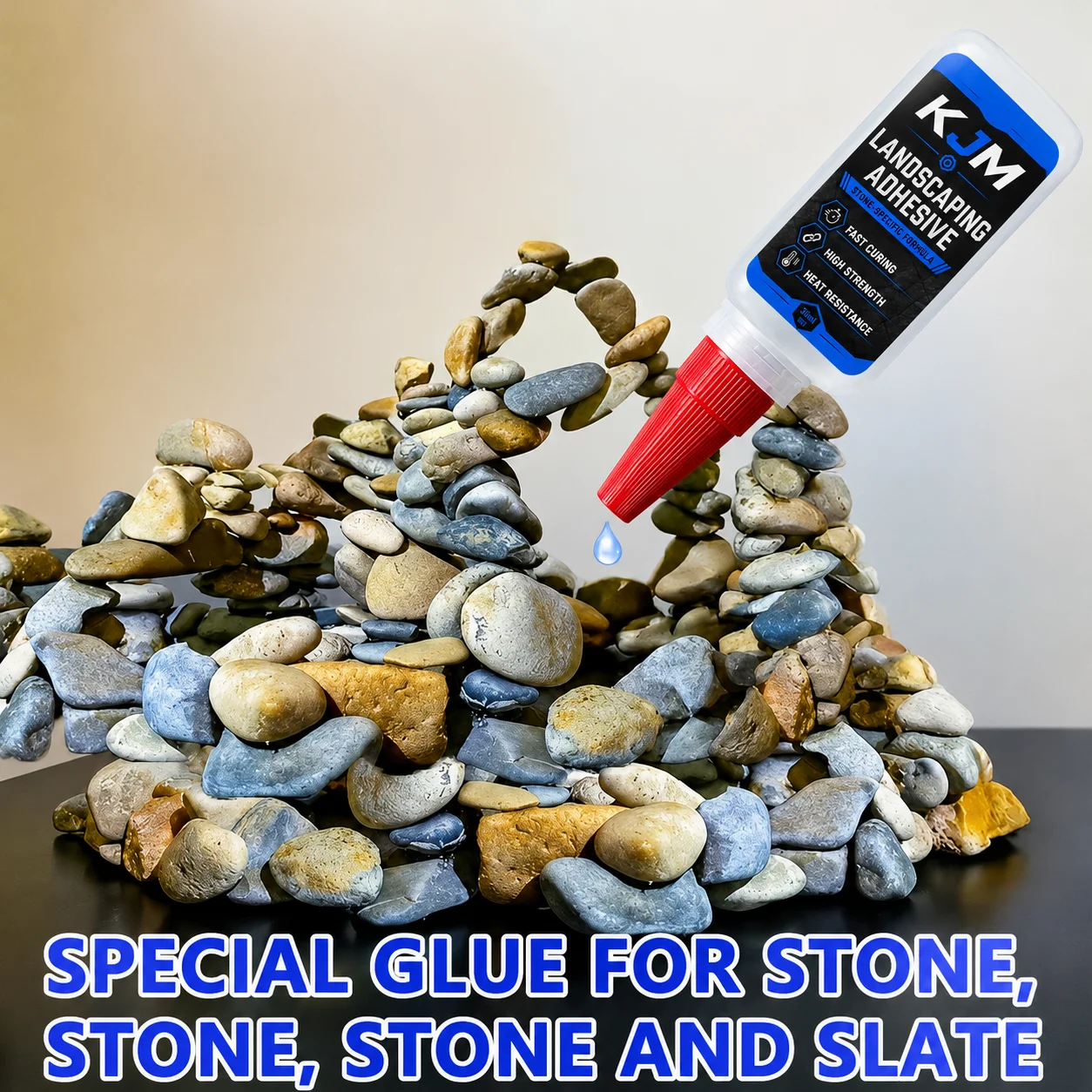 Stone Adhesive, High Strength Instant Glue For Granite Marble, Quick Drying Ceramic Bonding Agent