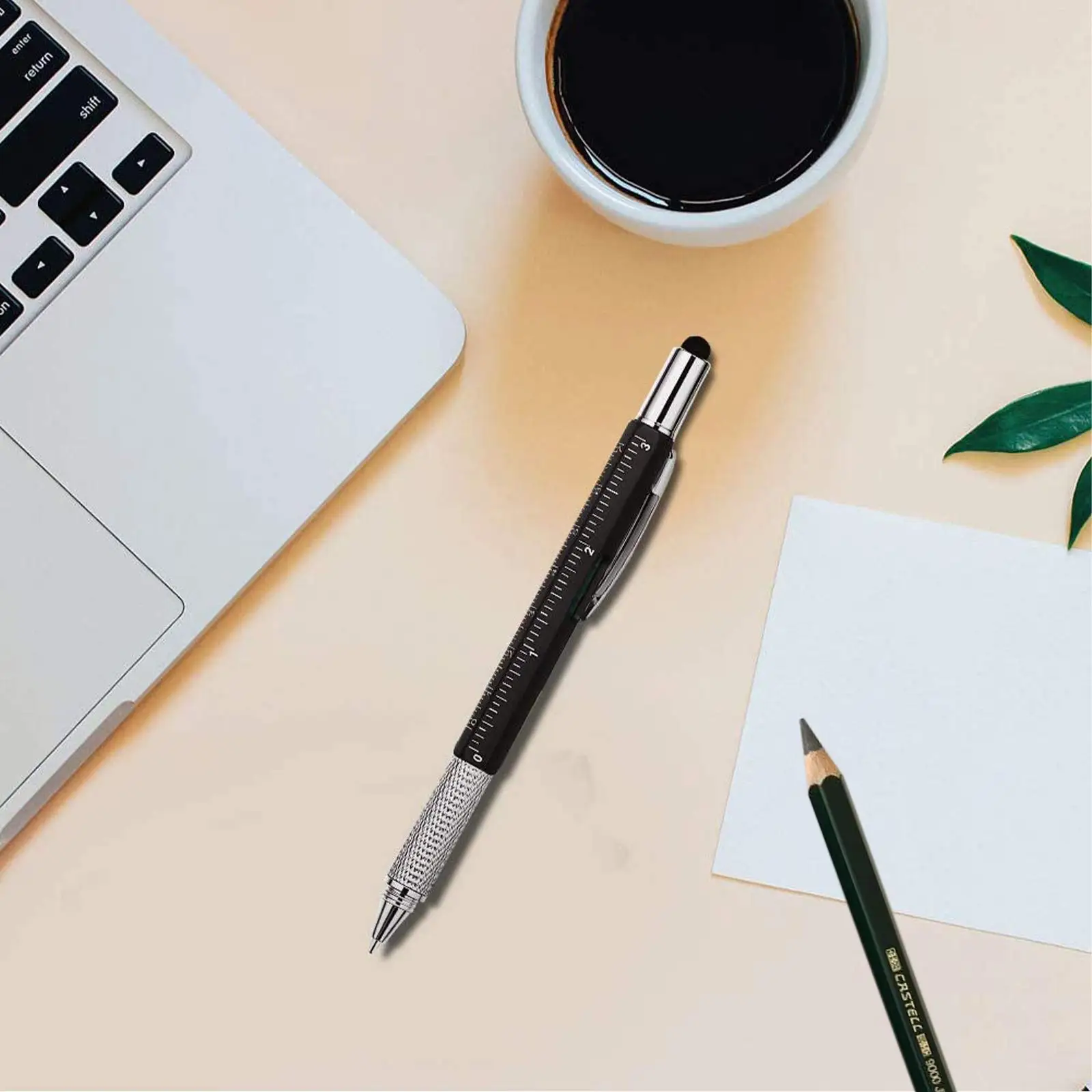 24Pcs Multifunction Ballpoint Pen with Handheld Tool Measure Technical Ruler Screwdriver Touch Screen Stylus Spirit Level