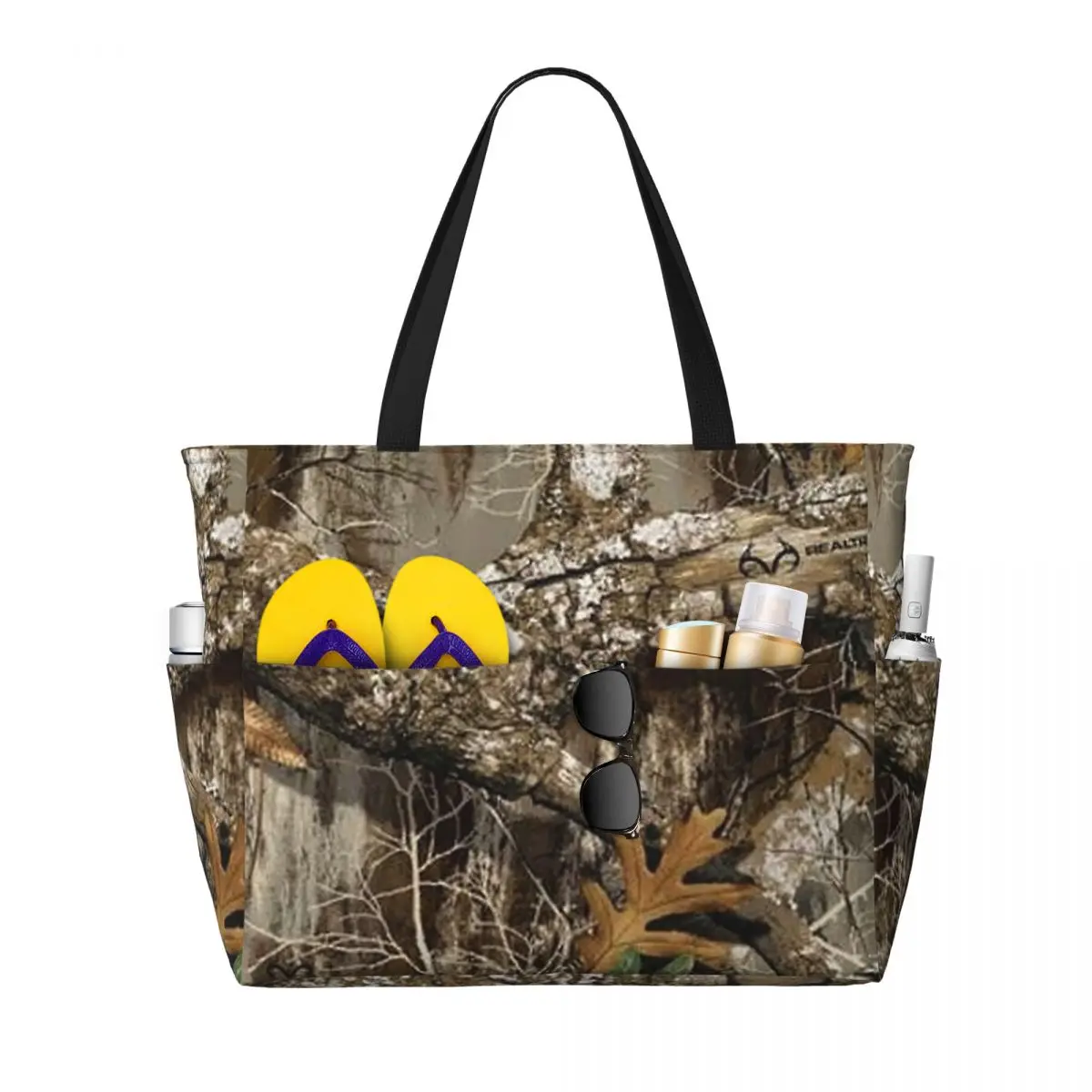 

Real Tree Beach Tote Bag Sport Gym Yoga Duffle Large Tote Bag Women Travel Bag Fitness bag