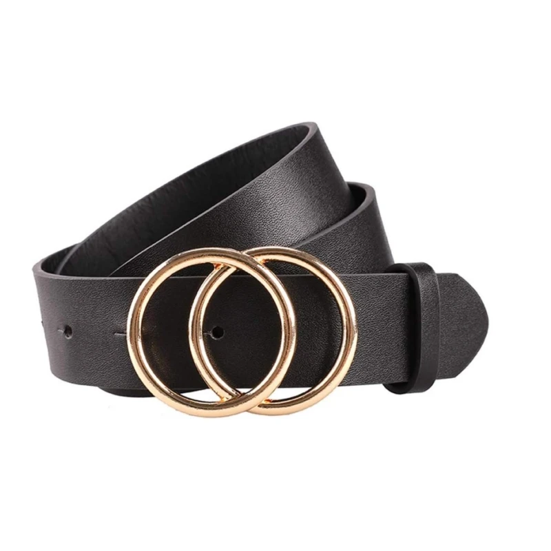 

Women's Genuine Leather Belt Fashion Soft Faux Leather Waist Belts For Jeans Dress