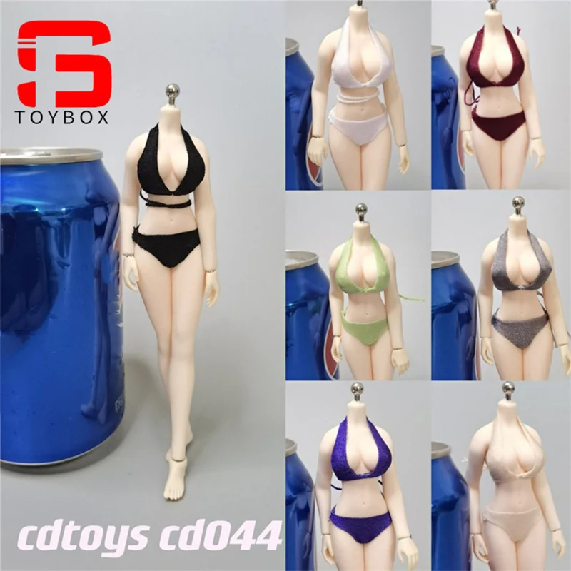 cdtoys cd044 1/12 skala kobiece bikini biustonosz kalesony zestaw ubrań Model Fit 6-calowy żołnierz figurka ciała lalki