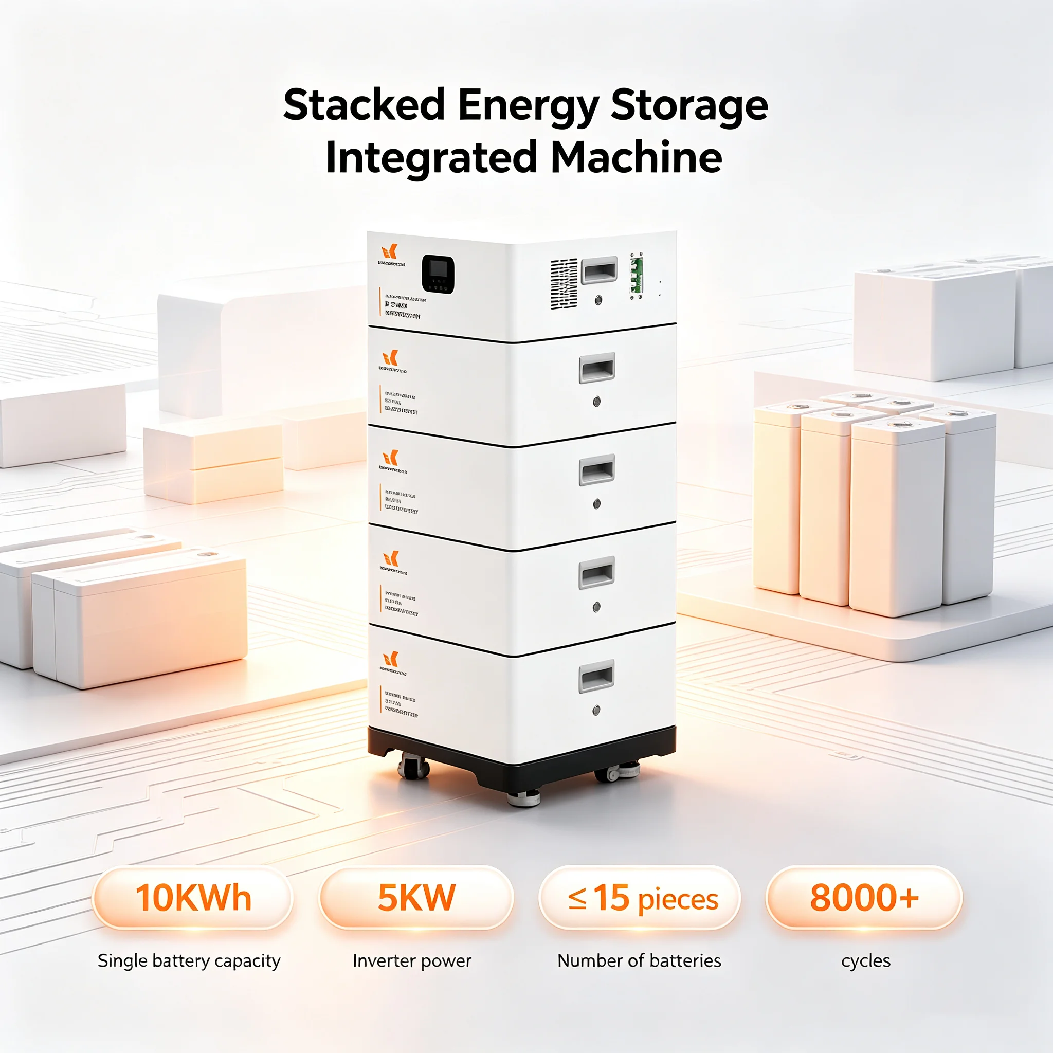 Off-grid Solar Battery System LiFePO4 Home Battery Storage 30kwh 10kwh 20kwh 51.2v 100ah Lifepo4 Battery