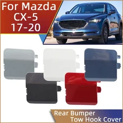 For Mazda CX5 CX-5 2017 2018 2019 2020 Rear Bumper Tow Hook Trailer Cover Cap Auto Part Hauling Towing Hooking Eye Lid Garnish