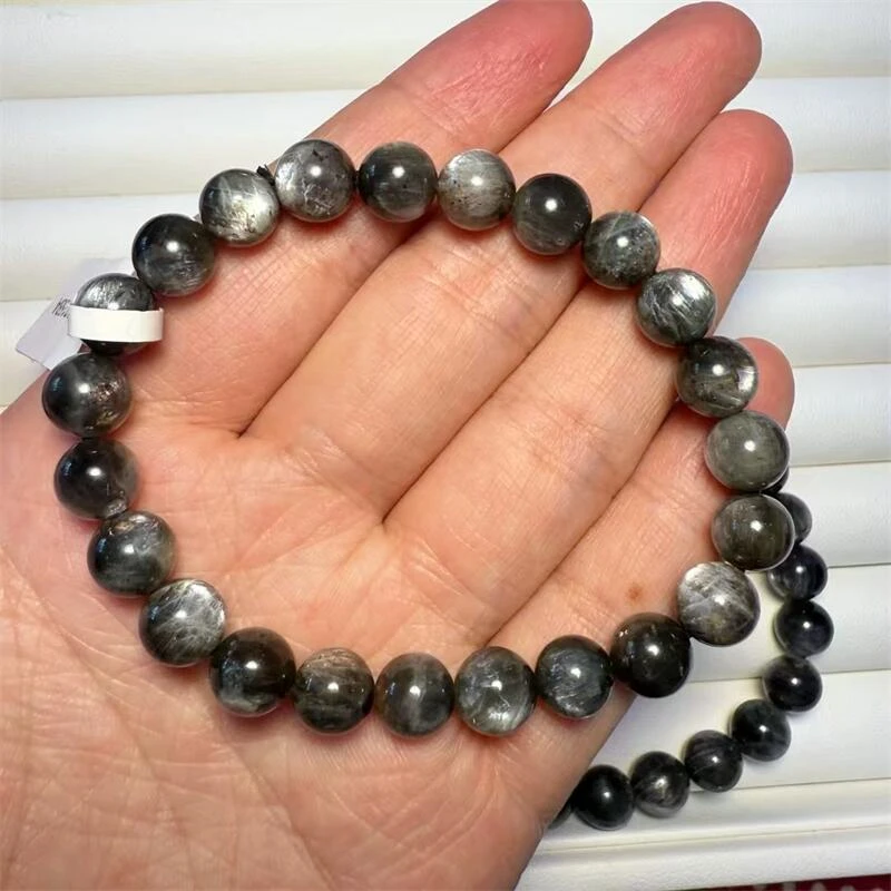

8MM Natural Skeletal Quartz Bracelet Healing Fengshui Stone Fashion Jewelry For Women Holiday Gift 1PCS