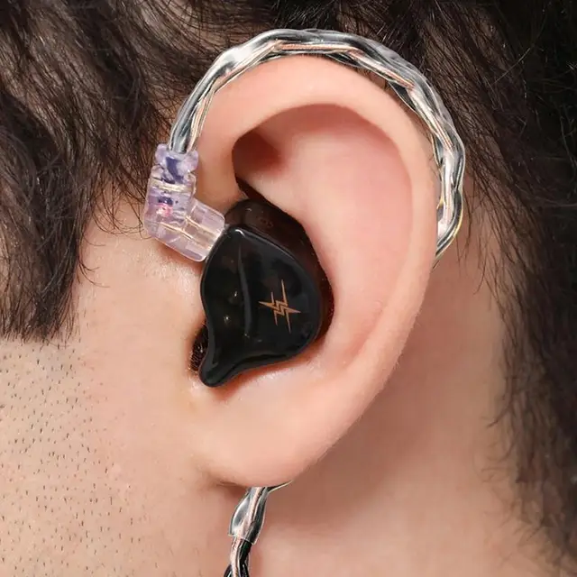 アクセサリー Tek 8Core QKZ T1 Eight-strand Silver-plated Earphone Upgrade