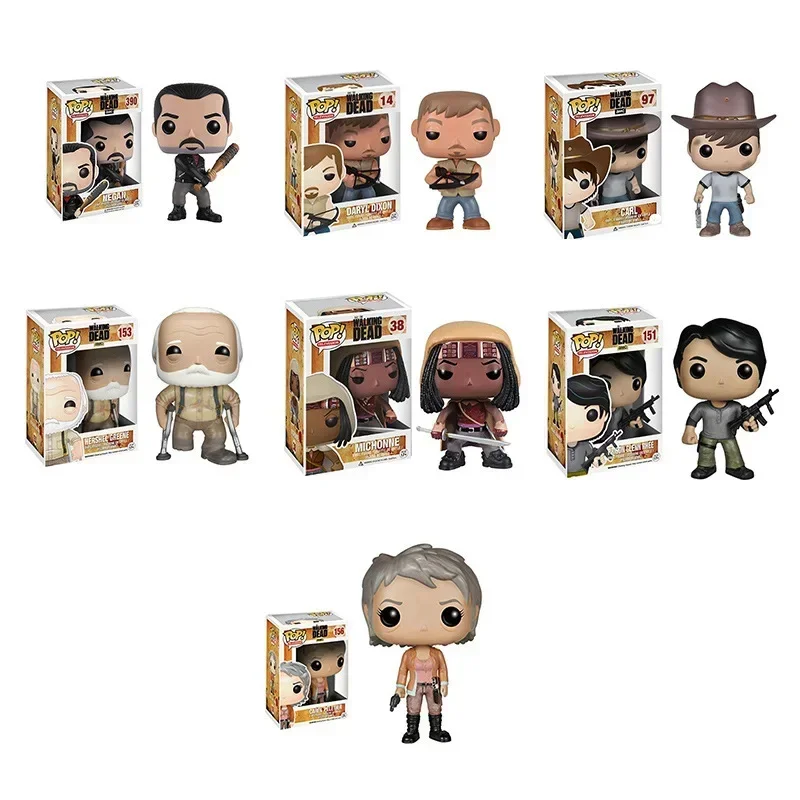 funko-walking-dead-negon-carl-97--daryl-dixon-michonne-hershel-greene-prison-glenn-rhee-carol-156--jouet-de-figurines-modeles-de-collection