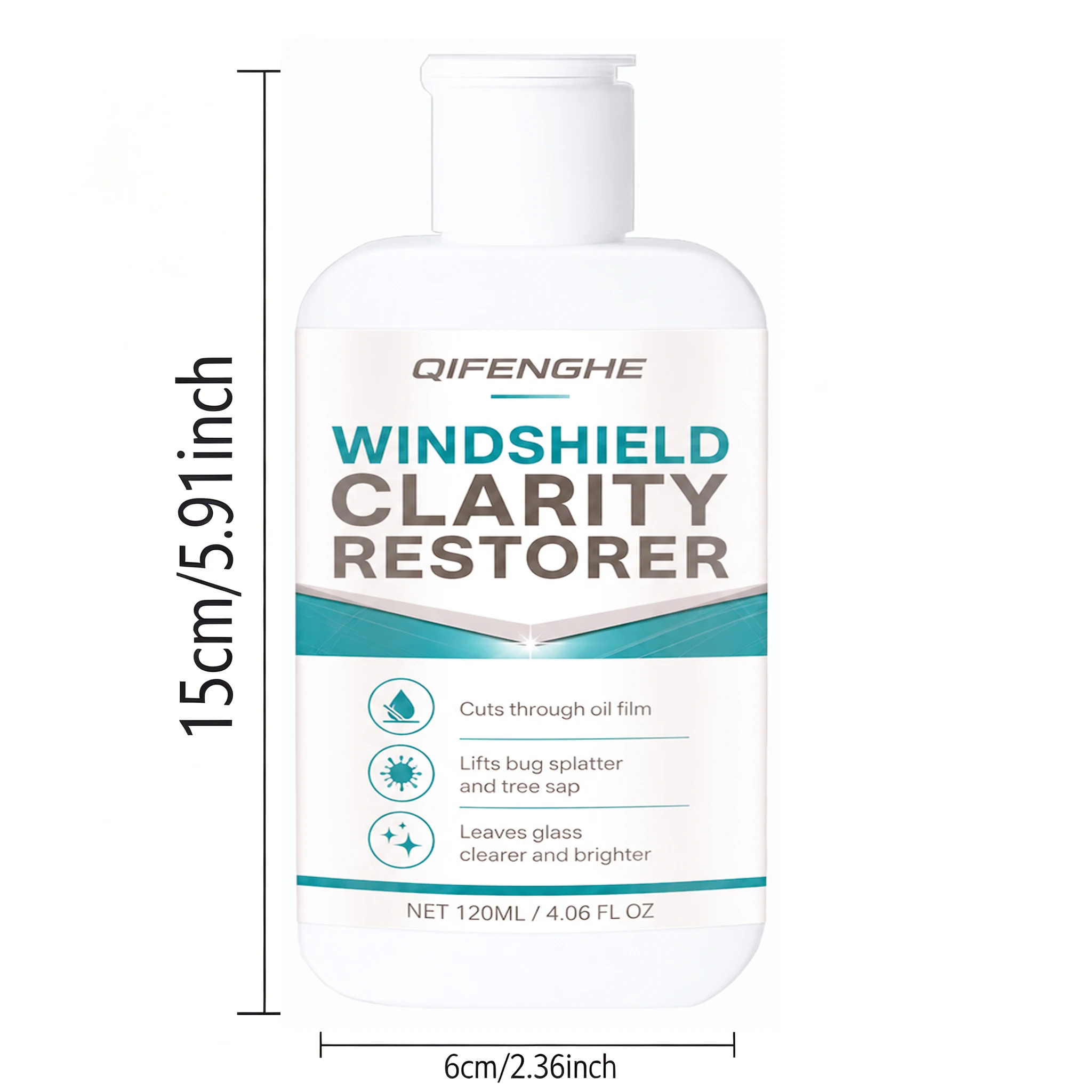Car Windshield Glass Cleaner Clarity Restorer, Quickly Eliminate Oil Film Bug Stains for Bright Transparent Windows view 6