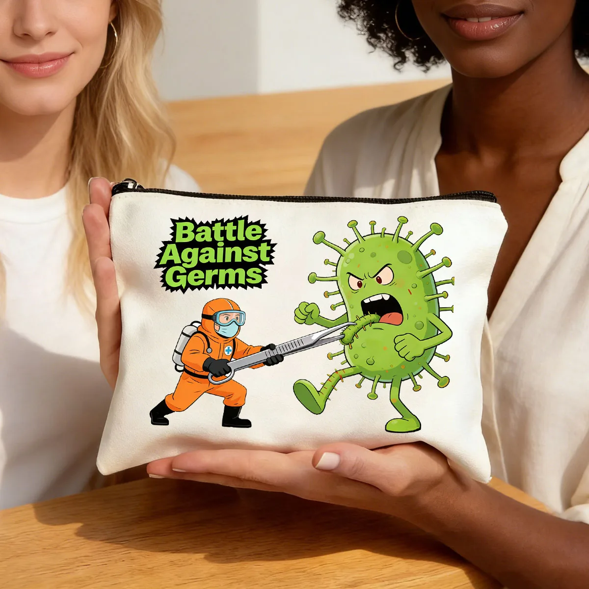 

1 шт., медицинская тематическая трендовая холщовая сумка для хранения рук, холщовый пенал, многофункциональная холщовая сумка