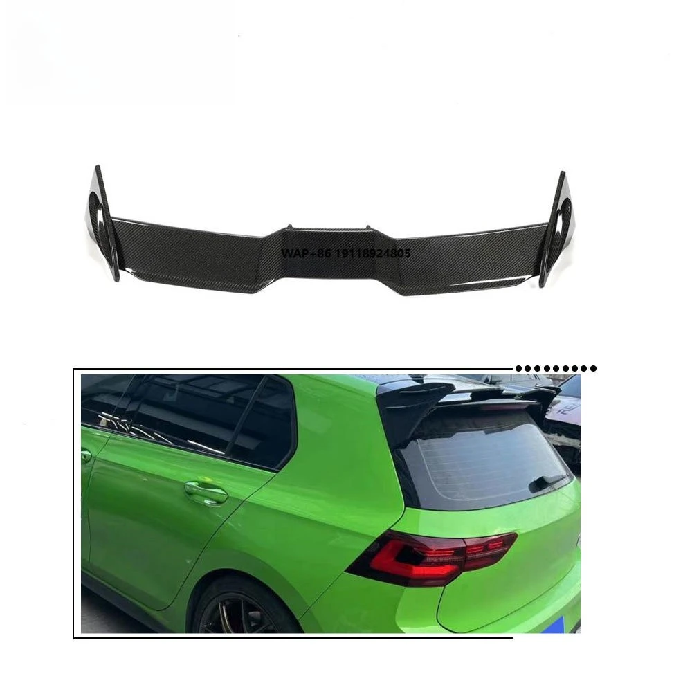 

Carbon Fiber Rear Roof Spoiler for VW Golf MK8 GTI R 2021-2022