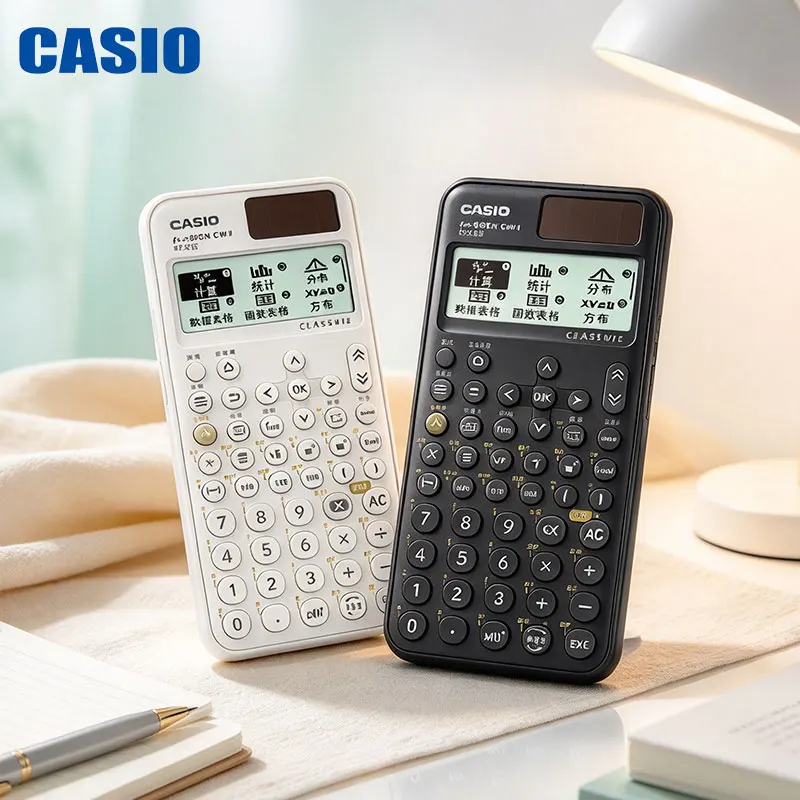 Casio FX-999CN CW/FX-991CN CW/MX-120B/12B High-count dot matrix screen scientific calculator practice test using data operation