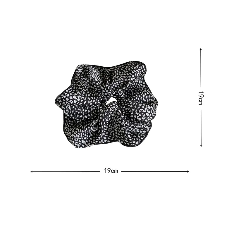 New Leopard Print Scrunchies Large Hair Tie Elastic Hair Band Rubber Bands Hair Ring Hair Rope Elegant Women Hair Accessories