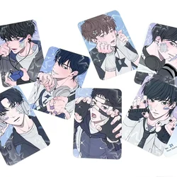 7 pcs Korean manhwa Garbage Time Lomo Card Mini Postcard Photo Cards Fans Collection Photocards Gift