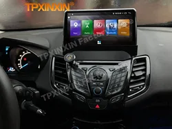 8+256GB Android 14 Automotive Multimedia For Ford Fiesta 2009 2010 2011 2012 2013 2014 2015 2016 Radio Coche With Bluetooth GPS