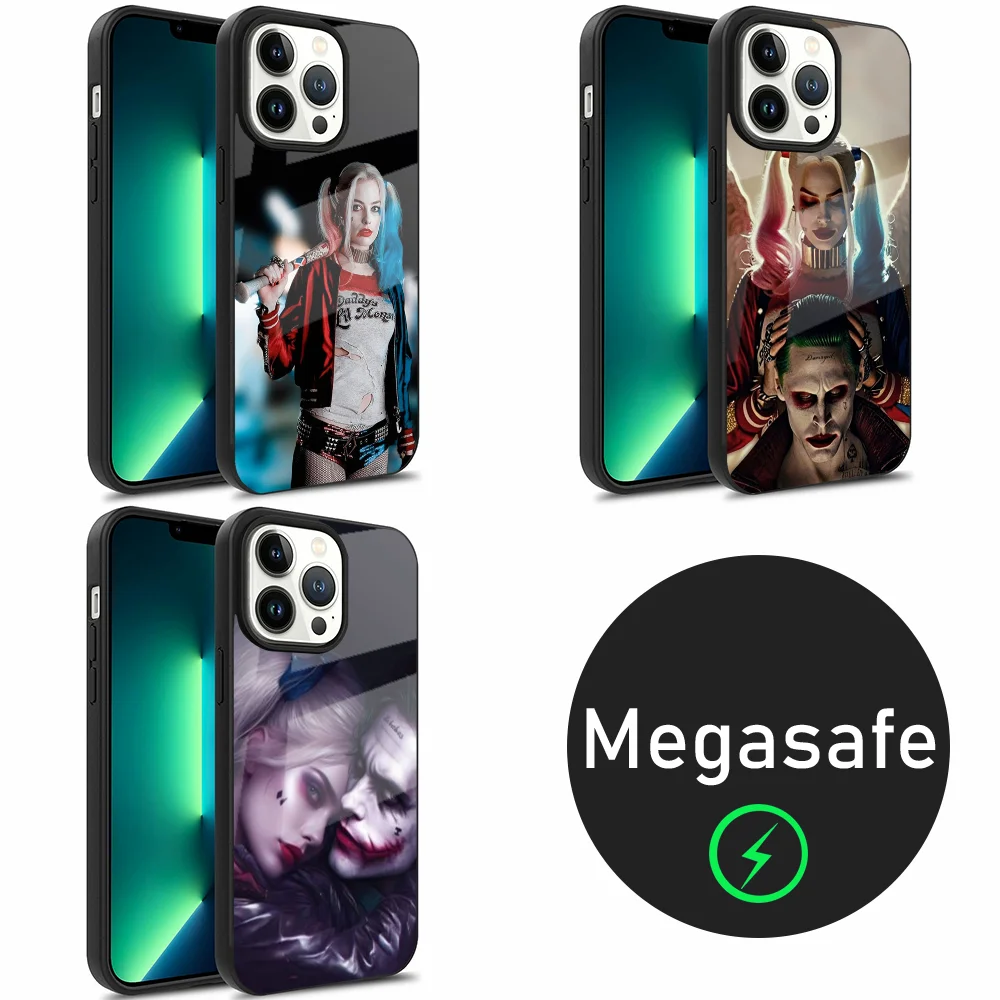 Phone Case For iPhone 15,14,13,12,11,Plus,Pro,Max Mini Magsafe Movie H-Harley Q-Quinn Magnetic Wireless Charging