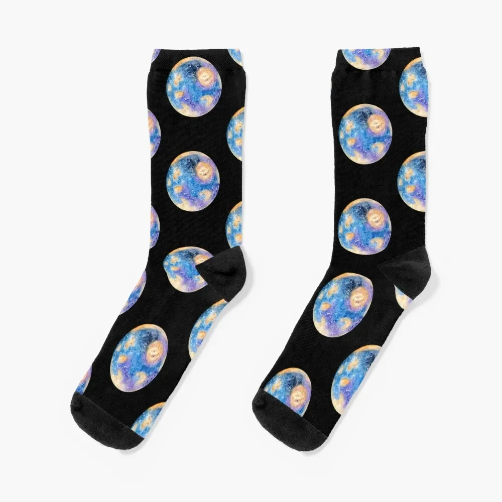 

Mercury | Planet Series 2018 Socks floral Climbing custom sports winter thermal Socks Men Women's