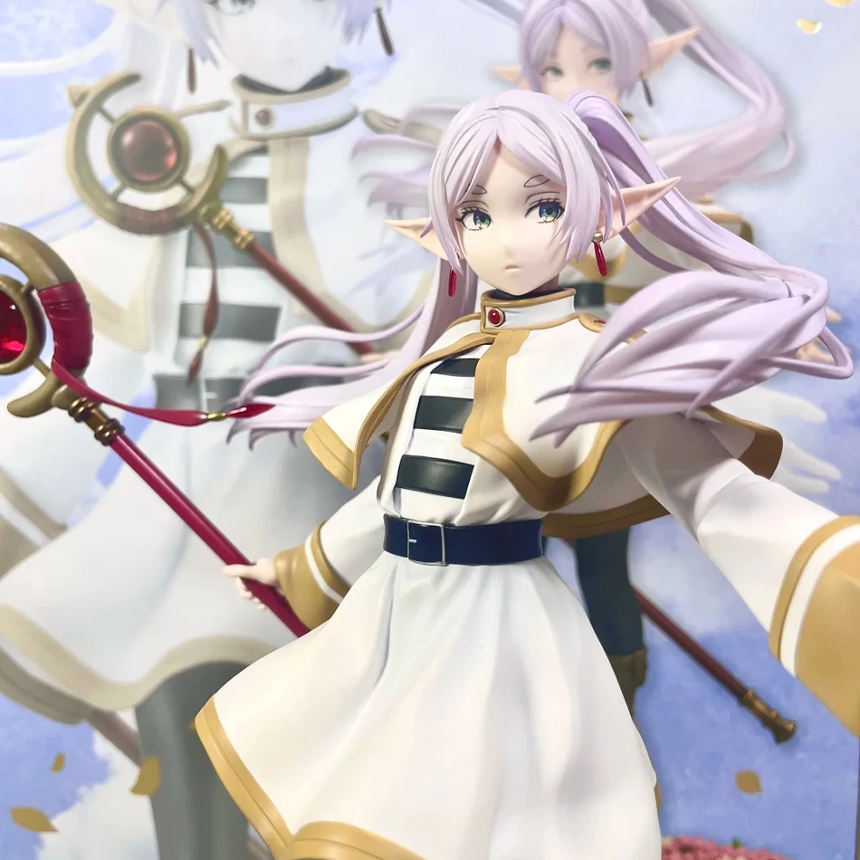 4 Uds FuRyu tapón de fideos Sousou no Frieren figura de Chica de Anime Frieren Beyond Journey's End figura de acción juguetes de modelos coleccionables