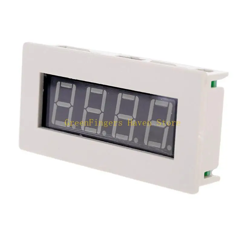 F68D Industrial Control Plastic Digital Counter for DC5V 12V 36V Trigger Counter Working for DC4.0V-40V 2