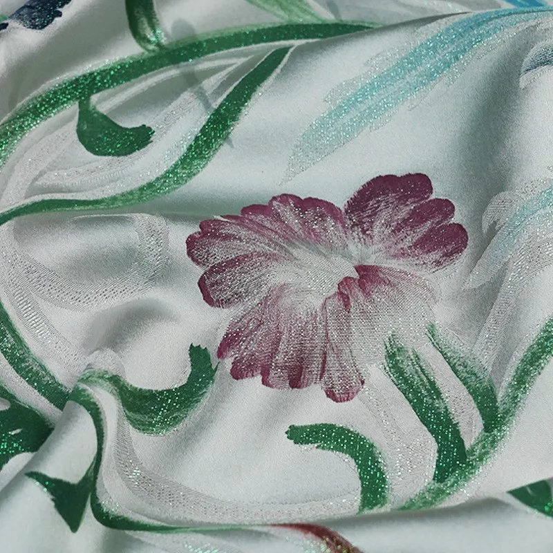A new Chinese-style fabric for hand-painted pure silk Hanfu 2