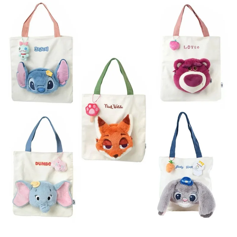 Disney Zootopia Plüsch Umhängetasche Cartoon Judith Laverne Hopps Einkaufstasche Große Kapazität Tragbare Lagerung Urlaub Geschenk