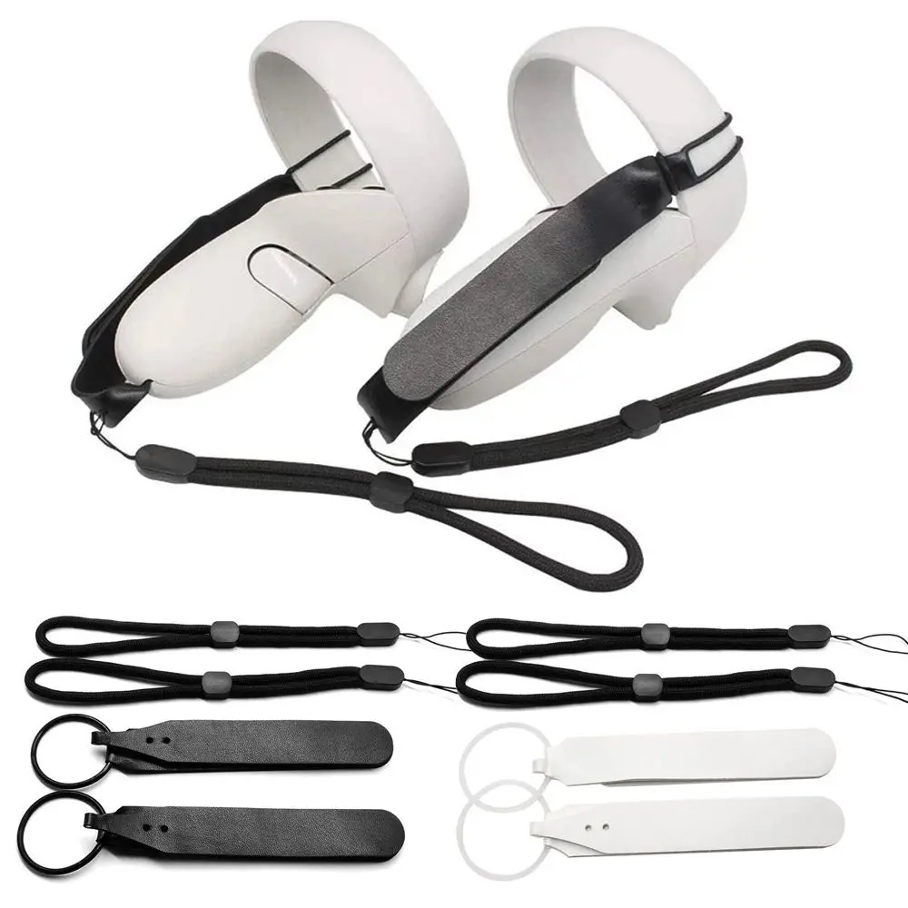 Piezas de correas para dispositivos VR, eslinga para nudillos, correa para controlador VR, correa para nudillos, gafas 3D, pulsera para Oculus Quest 2