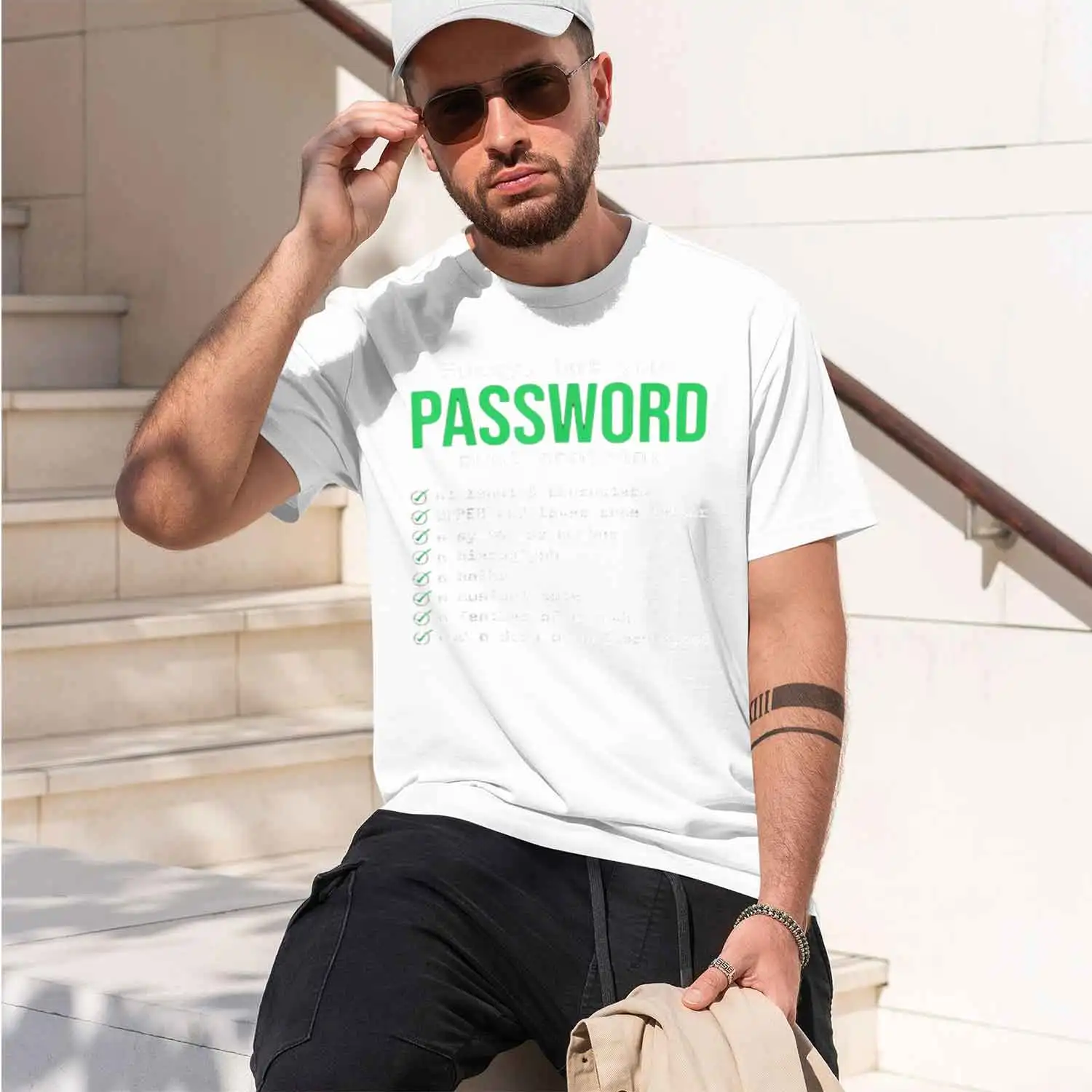 Sorry But r Pword Must Contain Computer Te Mens Designer Clothes Fashionable and Trendy Tshirt 2026 New Model Short-sleeve crewn