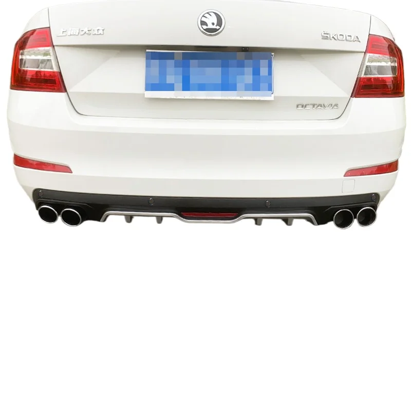 Suitable for 15-17Škoda Octavia modified  rear lip trunk deflector rear bumper accessories body kit upgrade decoration