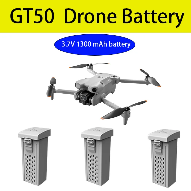 기존 GT50 PRO 드론 배터리 3.7V 1300MAh 배터리 GT50 Dron RC 쿼드콥터 교체 배터리 GT50 액세서리 부품