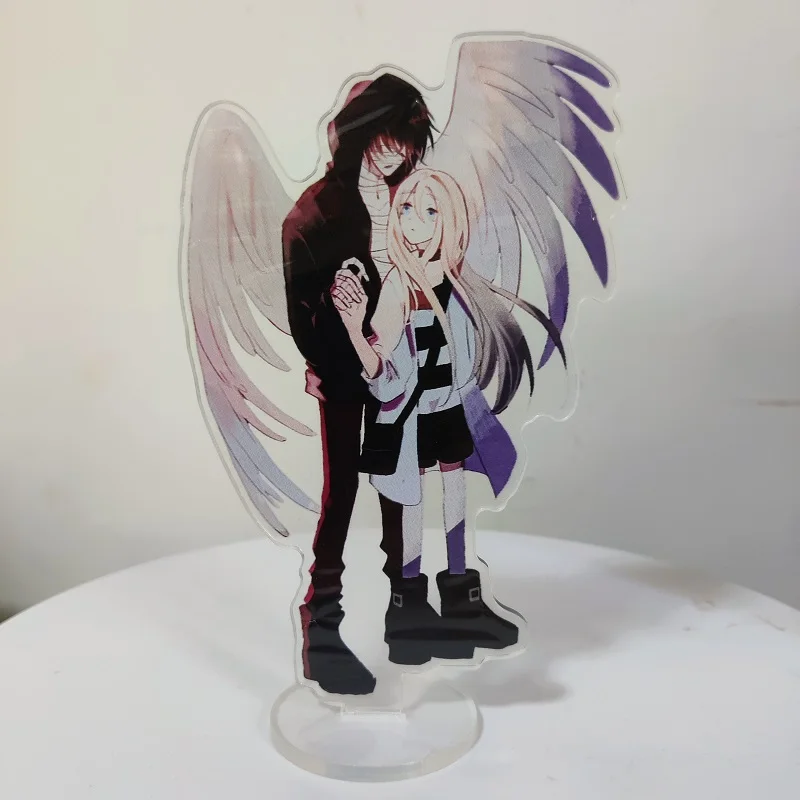 Game Angels Of Death Standing Sign Anime Figure Cosplay Ray Zack Acrylic Double-Sided Stands Model Halloween Party Decor Props