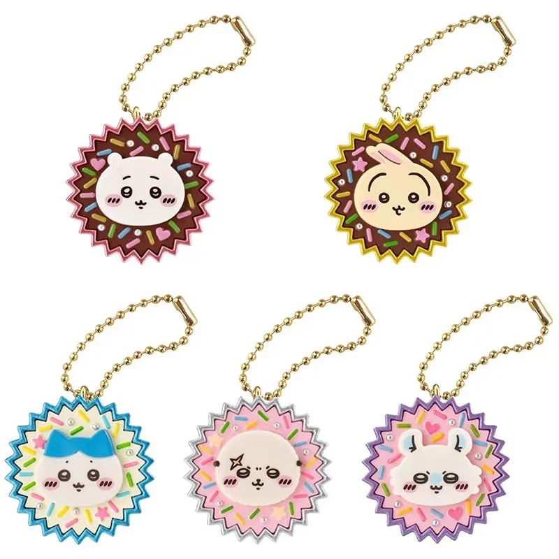 

Bandai Original 5Pcs Gashapon チャーム ちいかわ うさぎ ハチワレ Toys For Kids Gift Collectible Model Ornaments