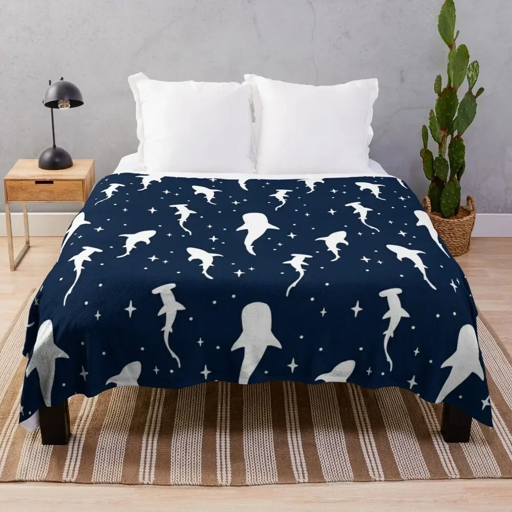 

Space sharks Throw Blanket Sleeping Bag Weighted Blankets For Baby Blankets