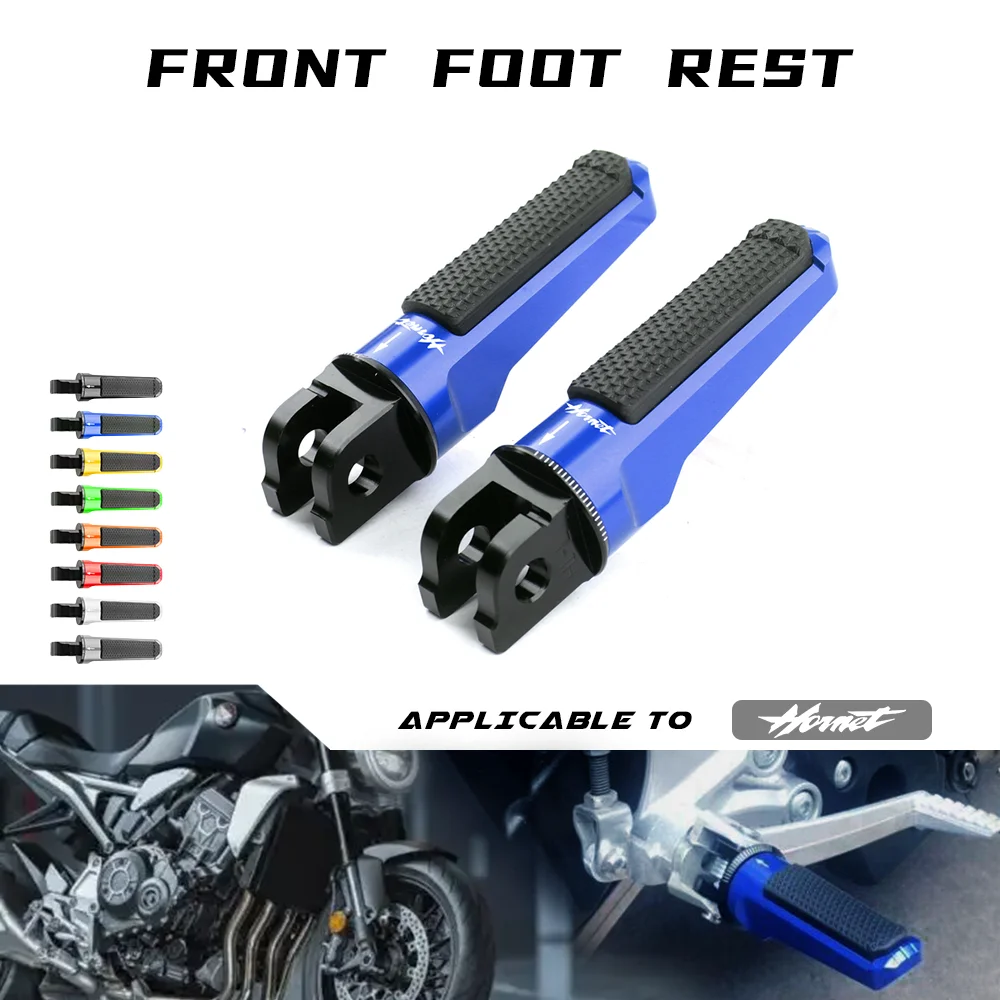 For HONDA CB600F CB599 600 CB1000R HORNET CB 200 900 400 Motorcycle CNC Aluminum Rear Foot Pegs Footrest Passenger Footpegs