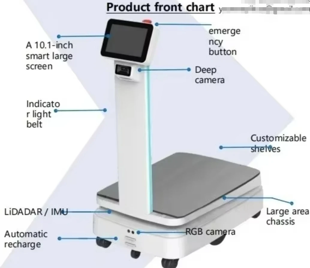 Robô Almacén automatizado Robô Logística Automatico Veículos guiados industriais Robô Precio