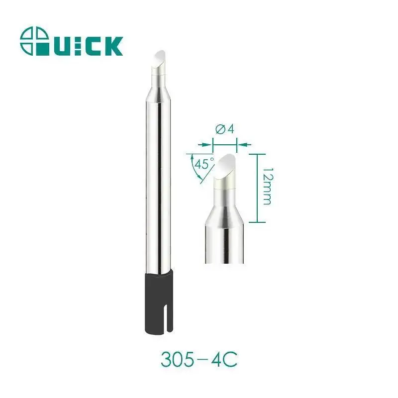 

Набор бессвинцовых насадок с длительным сроком службы для сварочной станции QUICK 303D J I Sk B, наконечник 0,8-4,2D, аксессуары для паяльных жал