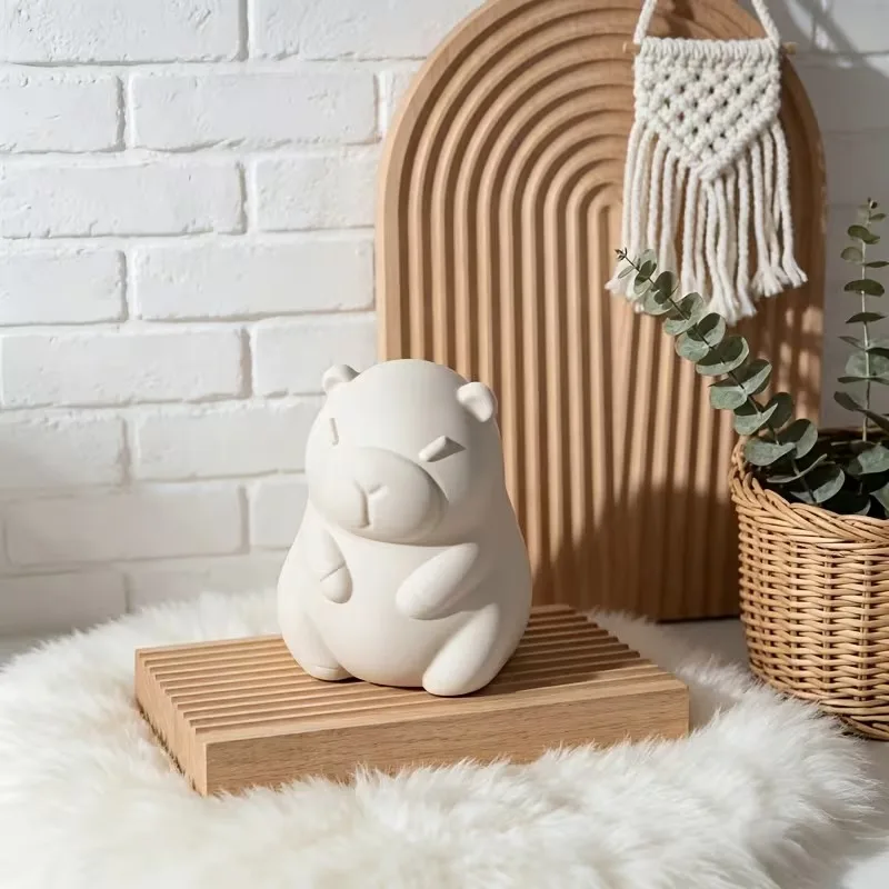 DIY Clay Mold with a Sense of Atmosphere, Capybara Silicone Mold, Available for Handmade DIY Aromatherapy Candles
