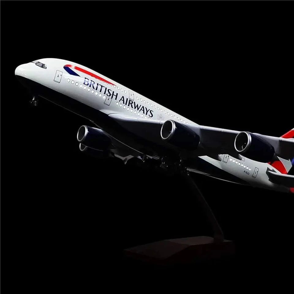 LED A380 Model Airplane 1:160 Scale Gift