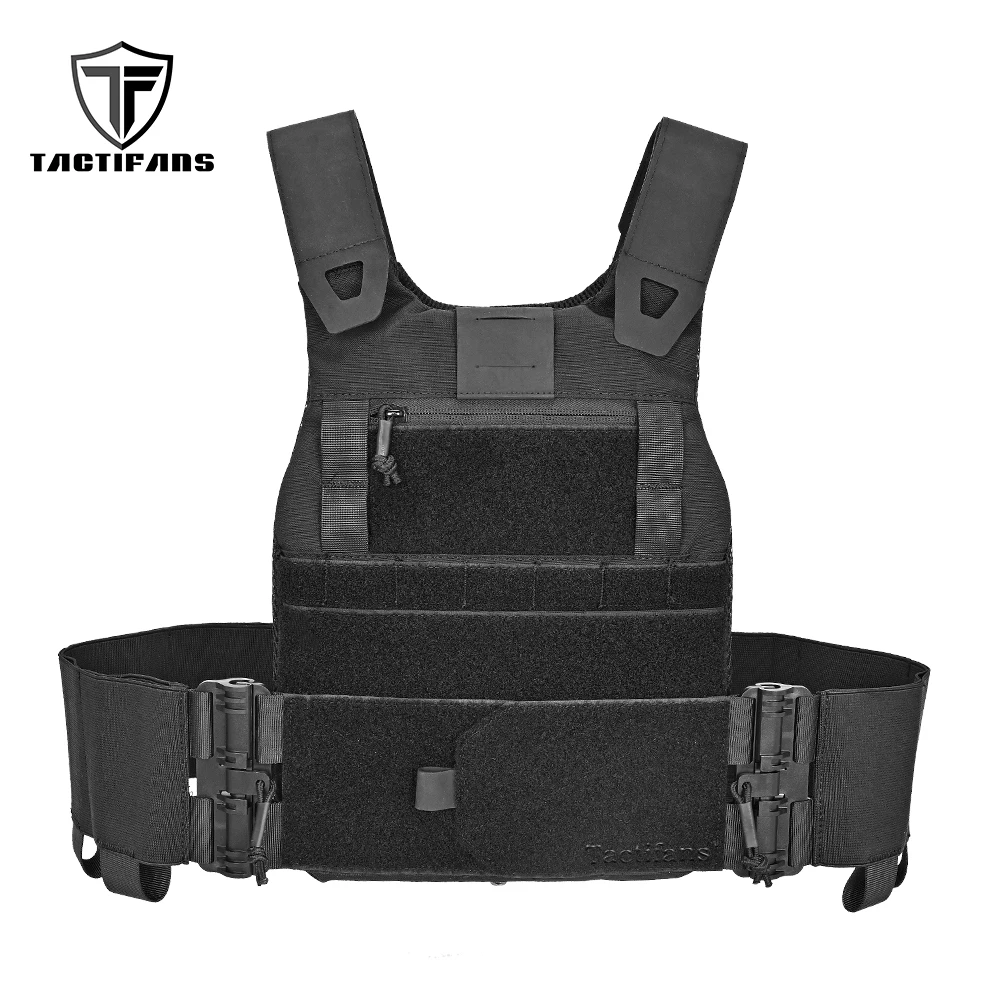 

Low Profile FCSK 2.0 Plate Carrier Tactical Vest Elastic Cummerbund Multi-mission Chest Rig Military Airsoft Hunting Vest