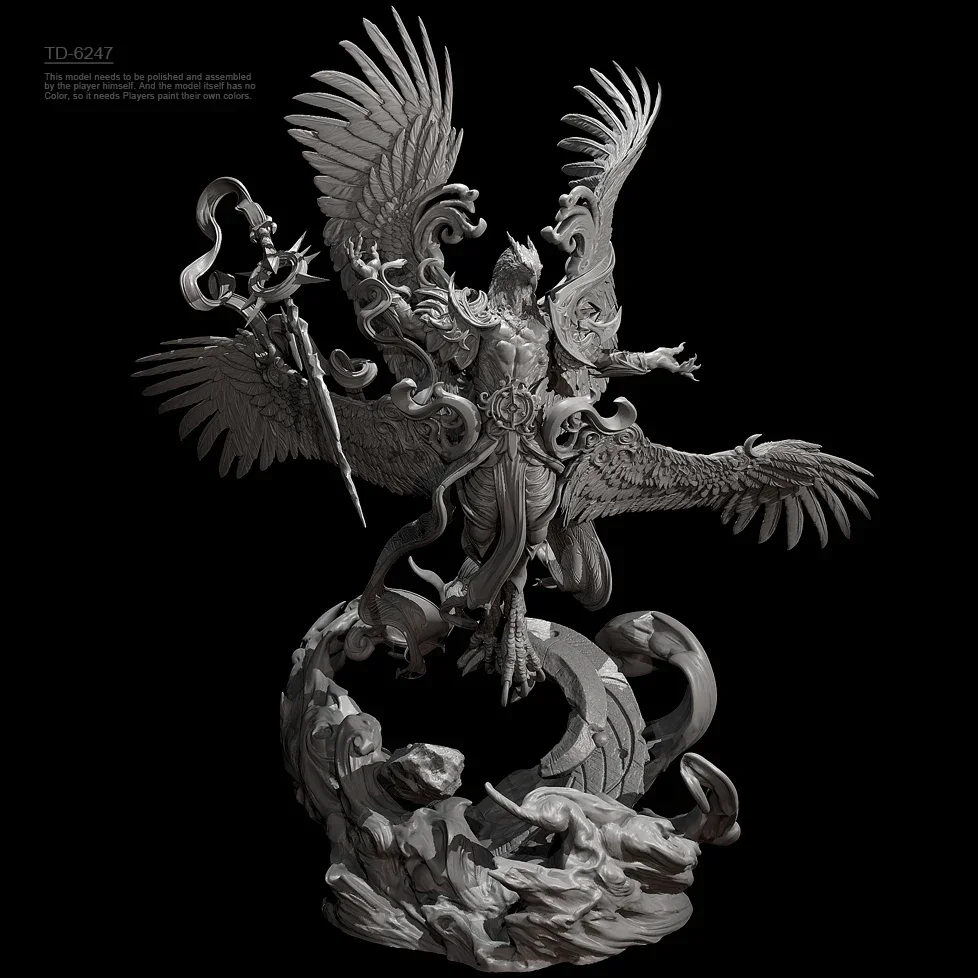 75mm 90mm 120mm Resin model kits figure beauty colorless and self-assembled(3D Printing ) TD-6247/3D