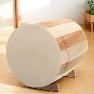 

Barrel Piggy Bank Wooden Money Box Creative Desktop Coin Container Home Decoration Home Decoration Saving Jar