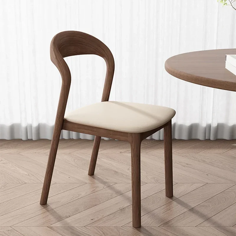 

Nordic Solid Wood Dining Chair Designer Modern Coffee Shop Restaurant Dining Chair Ergonomic Banquet Home Furniture Sillas FYDC