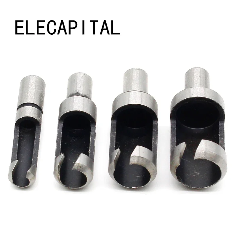 

Набор сверл с вилкой, 4 шт., электроинструмент, 1/4 "3/8" 1/2 "5/8" Деревообработка столярных изделий, набор сверл для резьбы по дереву