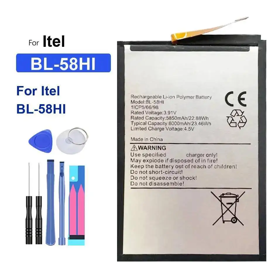 

For Itel BL-58HI 6000Mah Mobile Phone Battery High Performance