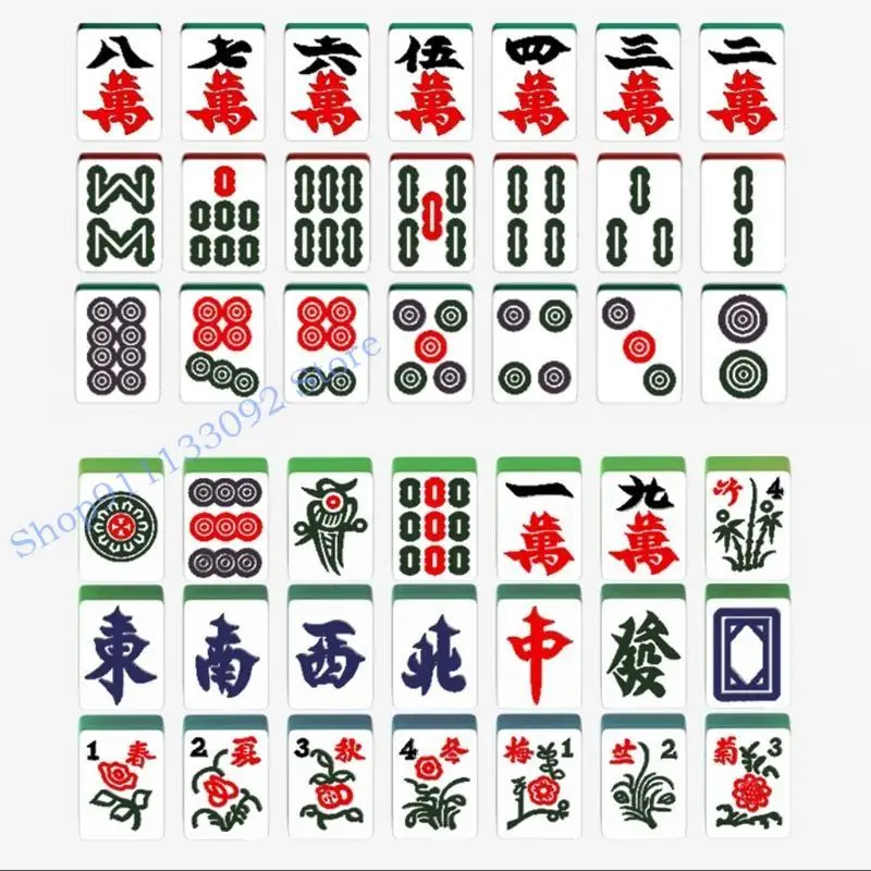 

H9ED Crystal Epoxy Resin Mold for Creative Mahjong Silicone Mould DIY Crafts Jewelry Ornaments Casting Tools