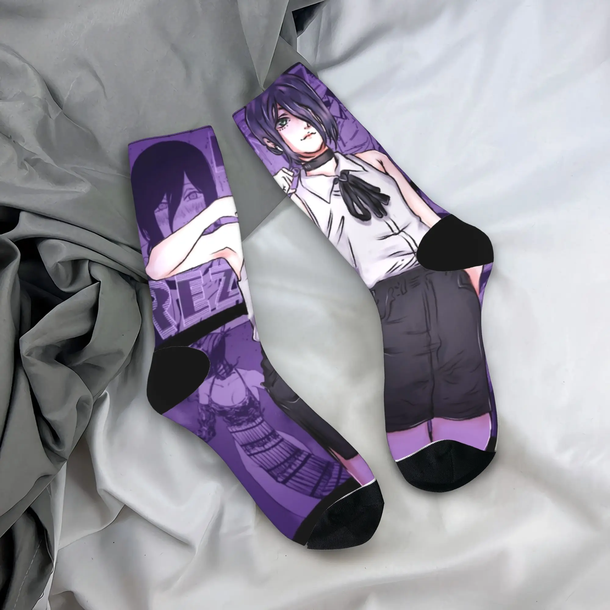 

Мужские носки унисекс, мужские носки с бензопилой, чулки для демонов, антибактериальные удобные носки, весенняя новинка, носки для скалолазания